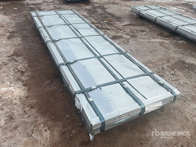 Quantity of (160) 10 ft Steel Roofing Divers  (Unused)