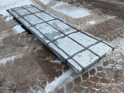 Quantity of (160) 12 ft Steel Roofing Divers  (Unused)