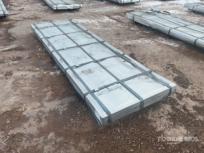 Quantity of (160) 10 ft Steel Roofing Divers  (Unused)