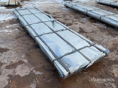 Quantity of (160) 12 ft Steel Roofing Divers  (Unused)