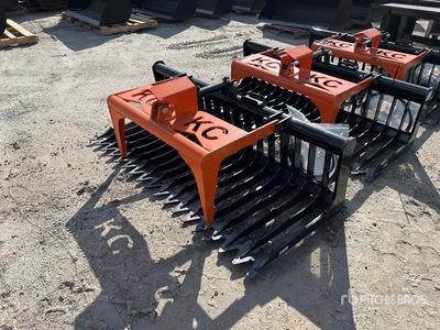 2025 Kit Containers 76 in Skeleton Skid Steer Grapple