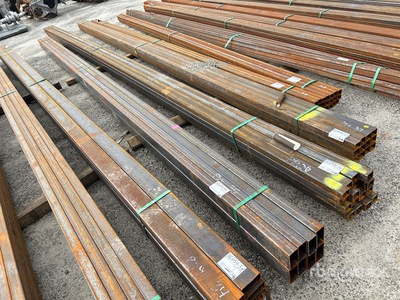 2025 Kit Containers STEEL (1) bundle of (8) (20ft 1/2in)L (4in)W (2in)H Tube (Unused)