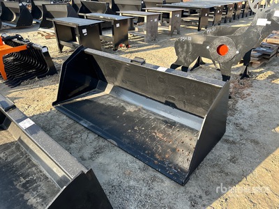 2025 Kit Containers 84 in General Purpose Skid Steer Bucket (Unused)