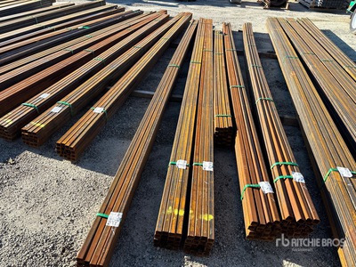 Quantity of (16) 20 ft 1.5x1.5 in Square Tubing