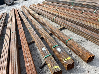 2025 Kit Containers STEEL (1) bundle of (16) (20ft)L (1&1/2in)W (1&1/2in)H Tube (Unused)