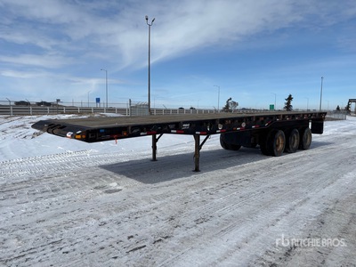 2009 Scona 45 ft Tri/A Flatbed Oilfield Trailer