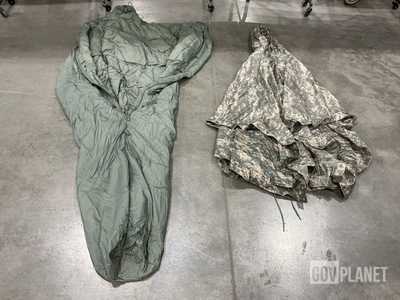 (38) Wet Weather Ponchos & (13) Sleeping Bags