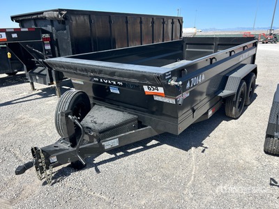 2026 Industrias America 7014 14 ft T/A 軽量ダンプトレーラー