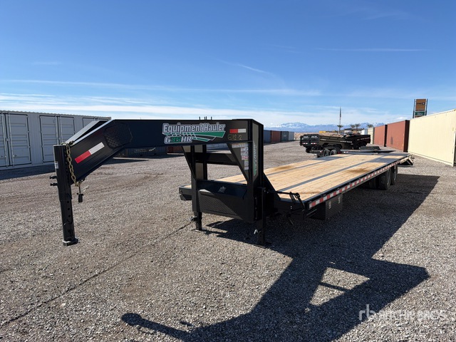 2026 Industrias America G35HR 35 ft T/A Gooseneck Equipment Trailer (Unused)