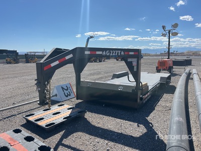 2026 Industrias America 227T 22 ft T/A Gooseneck Tilt Deck Trailer