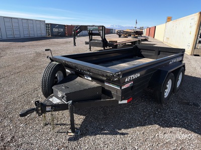2026 Industrias America FT510 10 ft T/A Dump Utility Trailer (Unused)