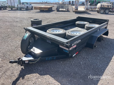 2026 Industrias America FT510 10 ft T/A Dump Utility Trailer