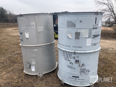 (2) Erie Engineered Products 387E001 Storage Containers