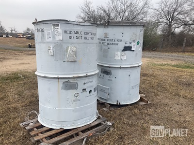 (2) Assorted Storage Containers