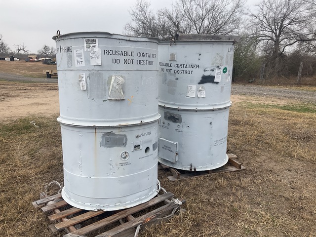 (2) Assorted Storage Containers