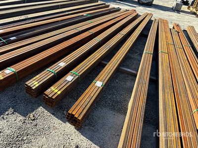 Quantity of (16) 20 ft 1.5x1.5 in Square Tubing