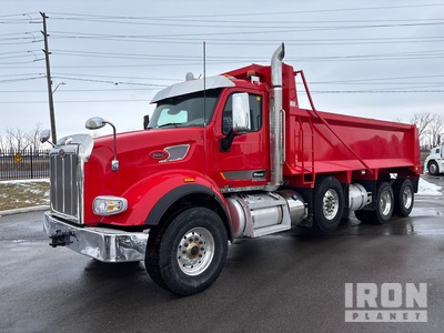 2022 Peterbilt 567 8x4 Tri/A Dump Truck