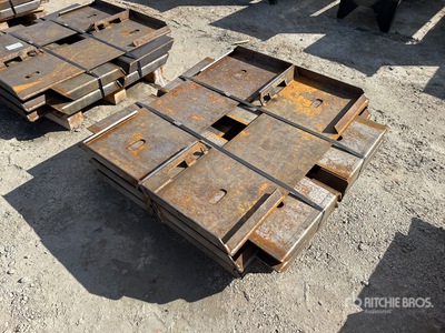 Quantity of (10) 2025 Kit Containers QT-F-BLANK Skid Steer Attachment Mounting Plate