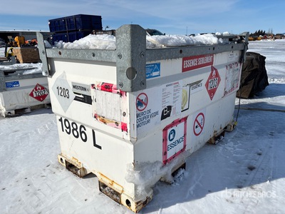 2015 Western Global 20TCG 2000 L Skid Mounted Gasoline Réservoir de carburant