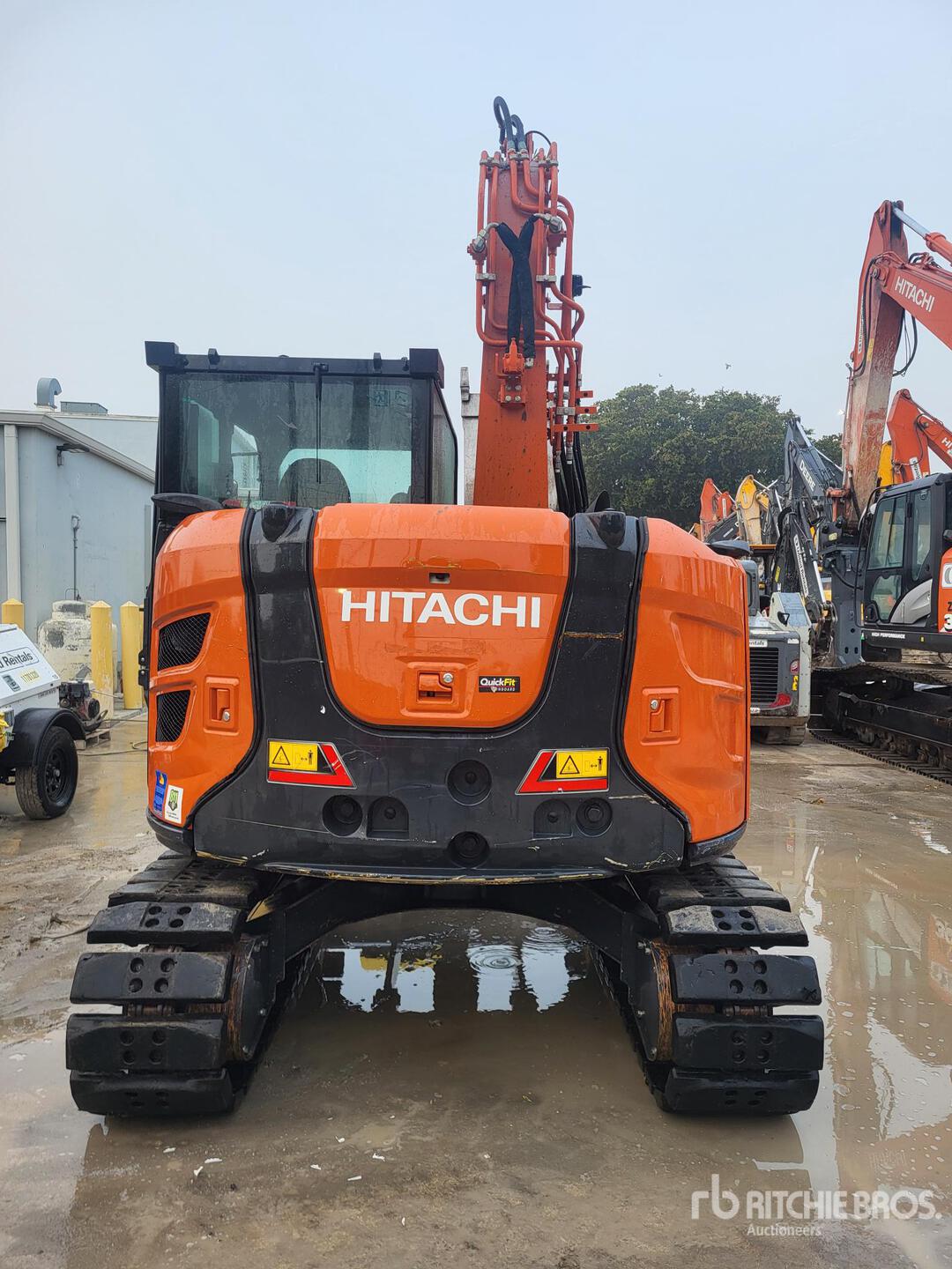 2024 Hitachi ZX75 US-7 Mini Excavator in Miami, Florida, United