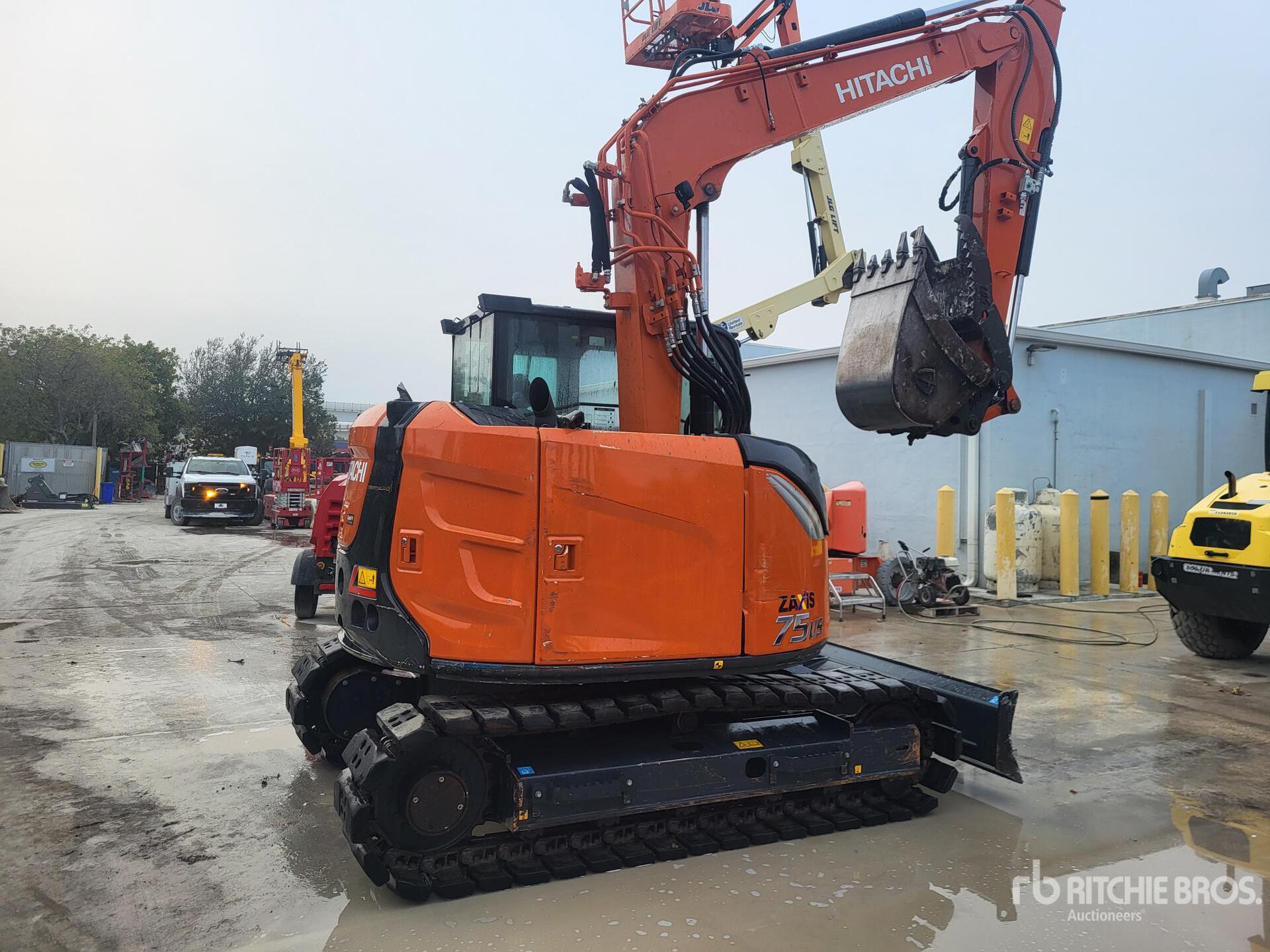 2024 Hitachi ZX75 US-7 Mini Excavator in Miami, Florida, United