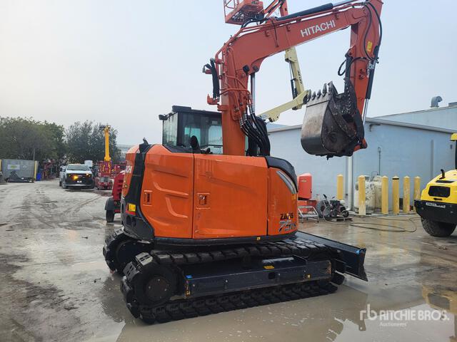とっち 2024 Hitachi ZX75 US-7 Mini Excavator in Miami, Florida, United