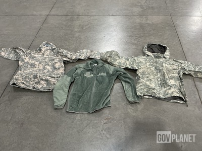 (13) Cold Weather Parkas, (14) Cold Weather Jackets & Assorted Items