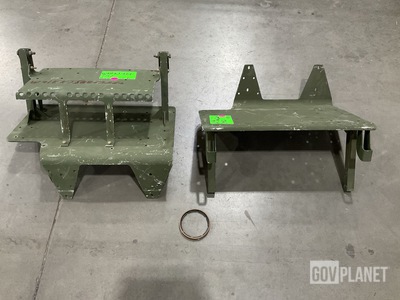 (4) Round Self-Locking Nuts, (1) Electrical Equipment Rack & Assorted Items