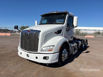 2018 Peterbilt 579 6x4 T/A Day Cab Truck Tractor