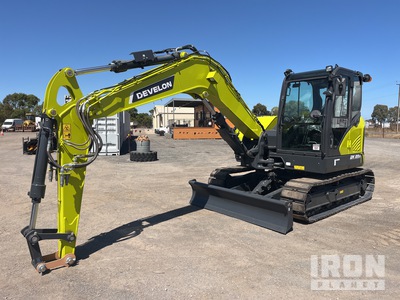 2024 Develon DX89R-7 Tracked Excavator (Unused)
