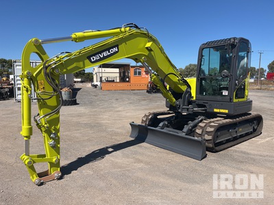 2024 Develon DX80R Tracked Excavator (Unused)