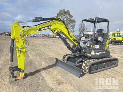 2024 Develon DX55R-7M Mini Excavator (Unused)