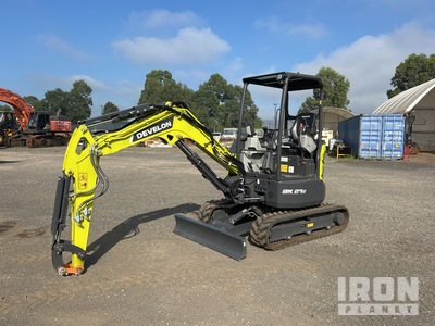 2024 Develon DX27Z-7M Mini escavatore (Unused)