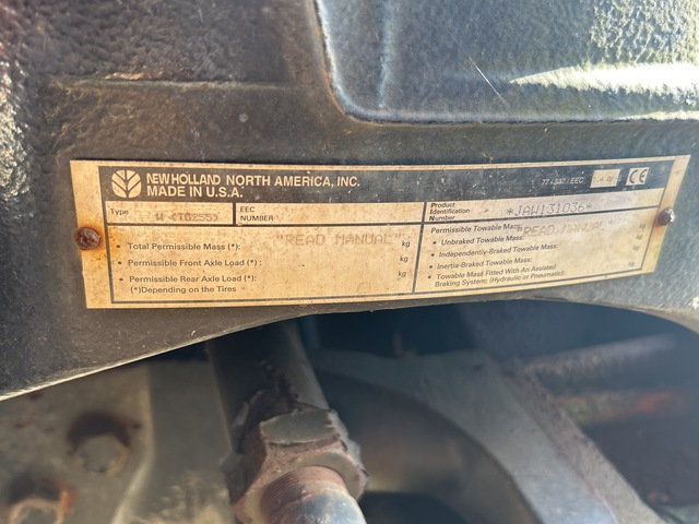 2004 New Holland TG255 SuperSteer 4WD Tractor
