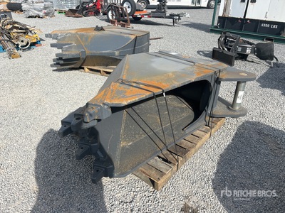 24 in V-Ditching Excavator Bucket - Fits John Deere/Hitachi JD/ZX 210