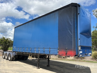 2009 Vawdrey 8.3 m Tri/A B-Double Lead Curtain Side Trailer
