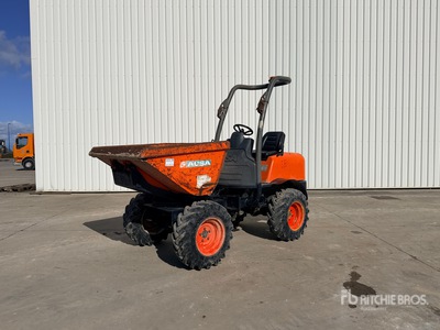 2008 Ausa D150AHG 1.5 t 4x4 Swivel Motobasculeur Dumper