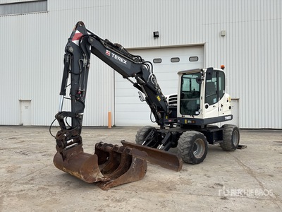 2014 Terex TW85 Pelle Sur Pneus Excavadora de Ruedas