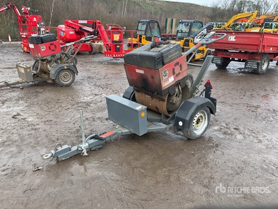 2019 Mecalac MBR71HD C/W Trailer Walk Behind Roller