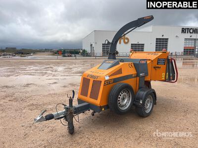 2016 Forst ST8 Tow-Behind Broyeur A Végétaux 1 Essieu S/A Rębak do drewna (Inoperable)