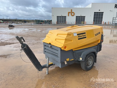 2015 Atlas Copco XAS87 Mobile Compresseur A Air 1 Essieu S/A ضاغط هوائي