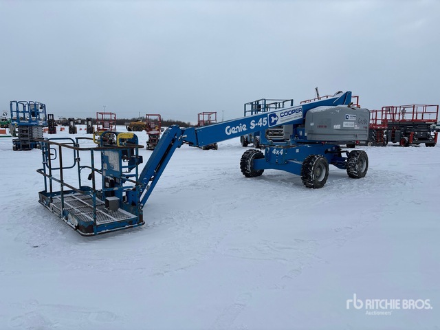 2018 Genie S-45 4WD Diesel Telescopic Boom Lift | Ritchie Bros. Auctioneers