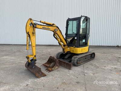 2014 Komatsu PC26MR-3 Mini-Pelle Mini Excavadora