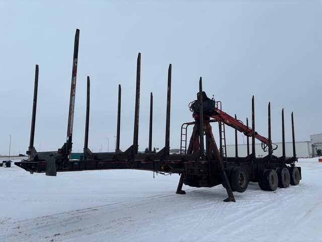 2016 Timmins Logger 49 ft Quad/A Self-Loading Log Trailer