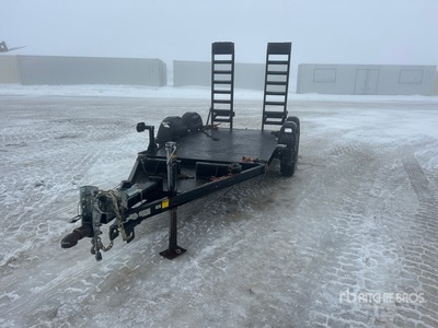 2019 Miska 6000 lb 14 ft T/A Equipment Trailer