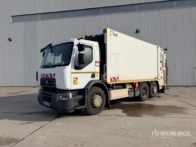 2018 Renault D26 Wide 6x2 Benne A Ordures Menageres شاحنة جمع النفايات
