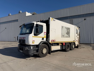 2018 Renault D26 Wide 6x2 Benne A Ordures Menageres Müllabfuhrwagen