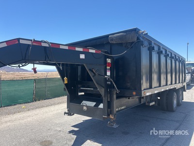 2017 Big Tex 25DU-20 Remolque banera