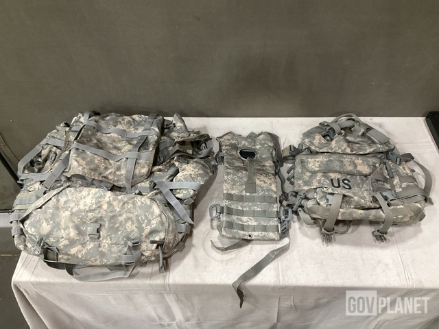 (16) Large Field Pack Sets, (6) Assault Packs & Assorted Items
