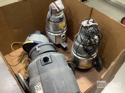 (3) Nilfisk Vacuum Cleaners